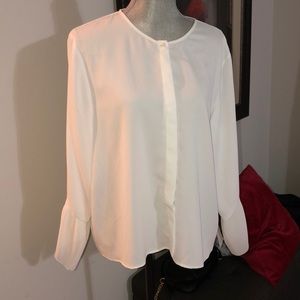 Zara white blouse size Xl